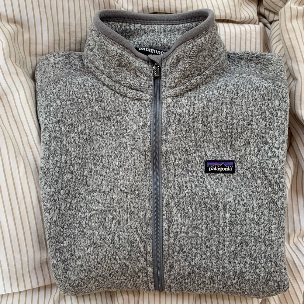 Patagonia Better Sweater Fleece Jacket Women’s Size Large in Birch White